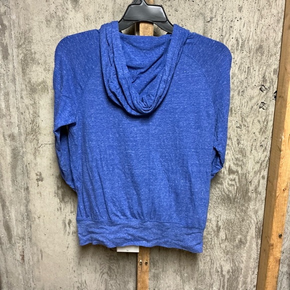 Nike Just Do It Blue Hoodie Gray Joggers Set Women’s Size M Hooded Drawstring - Picture 5 of 11